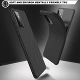 Силиконов Калъф за Samsung A72, Twill Case, Черен (3)