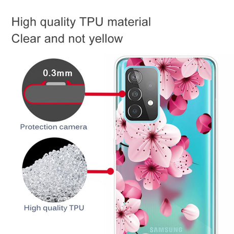 Силиконов Калъф за Samsung A52, Printing Flower Case, Цветен (3)