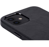 Кожен Калъф за iPhone 12 Mini, Leather Classic Case, Черен (4)