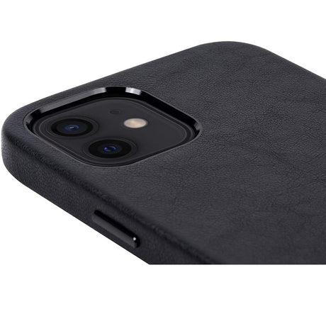 Кожен Калъф за iPhone 12 Mini, Leather Classic Case, Черен (4)