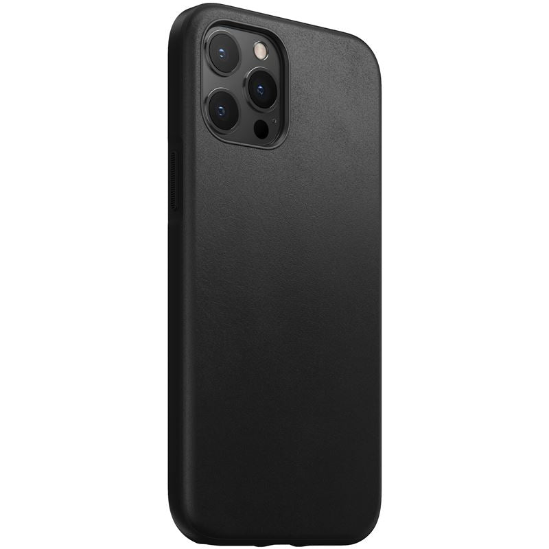 Кожен Калъф за iPhone 12/Pro, Leather Classic Case, Черен