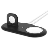 Поставка за Apple Magsafe и Wach Зарядни, Spigen Magfit Duo Stand, Черен (4)
