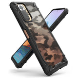 Противоударен Хибриден Калъф за Xiaomi Redmi Note 10 Pro/Max, Ringke Fusion X Camo Case, Черен