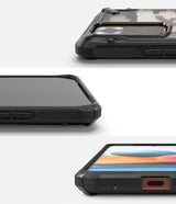 Противоударен Хибриден Калъф за Xiaomi Redmi Note 10 Pro/Max, Ringke Fusion X Camo Case, Черен (3)