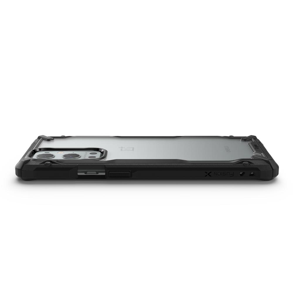 Противоударен Хибриден Калъф за Oneplus 9 Pro, Ringke Fusion X Case, Черен (3)