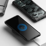 Противоударен Хибриден Калъф за Oneplus 9 Pro, Ringke Fusion X Camo Case, Черен (6)