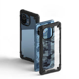 Противоударен Хибриден Калъф за Xiaomi Mi 11, Ringke Fusion X Camo Case, Черен (4)