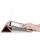 Калъф с Pen Поставка за iPad 9/ 8/ 7 10.2", Spigen Urban Fit Case, Розов (4)