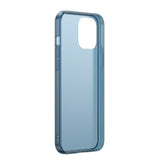 Матов Хибриден Калъф за iPhone 12/Pro, Baseus Frosted Case, Син (5)