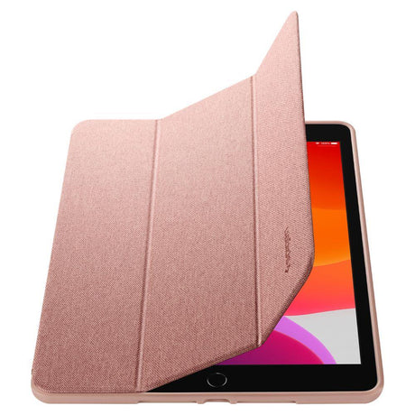 Калъф с Pen Поставка за iPad 9/ 8/ 7 10.2", Spigen Urban Fit Case, Розов (5)