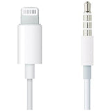 Оригинален Аудио Кабел Apple Lightning to 3.5mm Audio Jack Cable 1.2m Mxk22, Бял