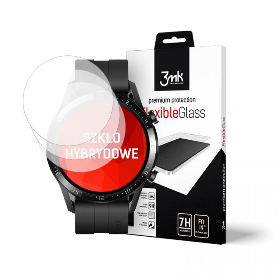 Удароустойчив Протектор за Samsung Watch Active, 3MK Flexy Glass, Прозрачен