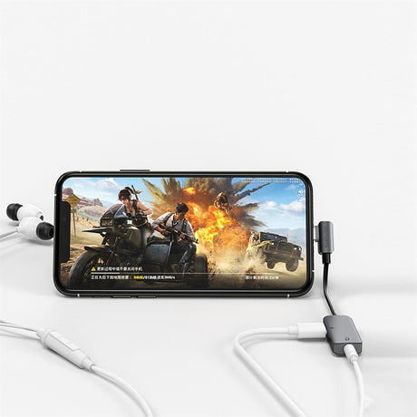 Аудио Адаптер USB-C за Samsung S21/20 Note 20/10, 4Smarts Splitter AUX 3.5mm, Черен (4)