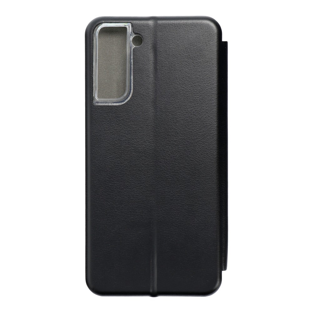 Кожен Калъф за Samsung S21 Plus, Forcell Elegance Book Case, Черен (2)