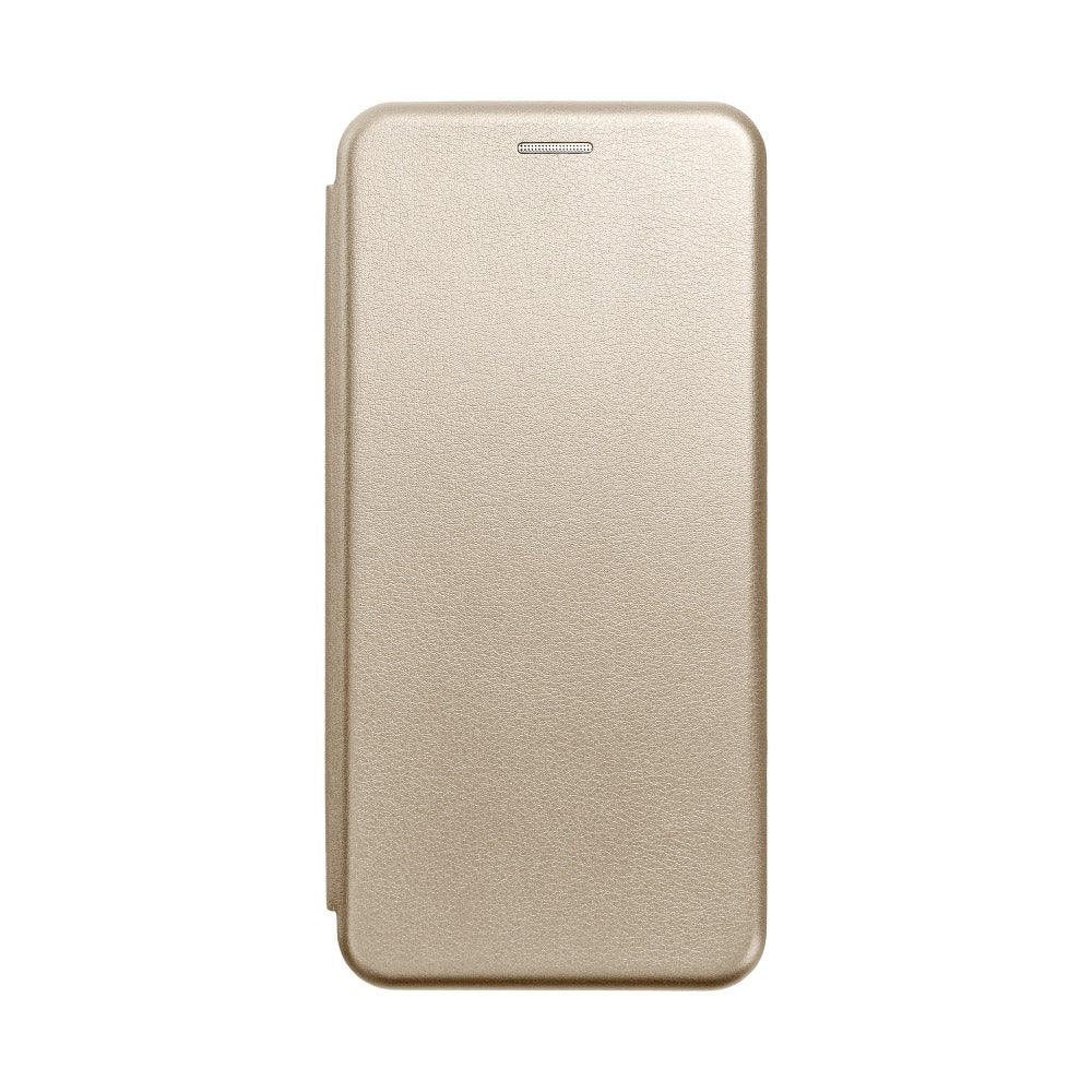 Кожен Калъф за Samsung S21, Forcell Elegance Book Case, Златист (6)
