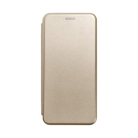 Кожен Калъф за Samsung S21, Forcell Elegance Book Case, Златист (6)