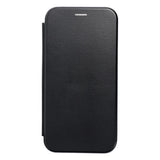 Кожен Калъф за Samsung S21 Ultra, Forcell Elegance Book Case, Черен (6)