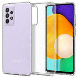 Противоударен Блестящ Калъф за Samsung A52, Spigen Liquid Crystal Glitter Quartz Case, Прозрачен