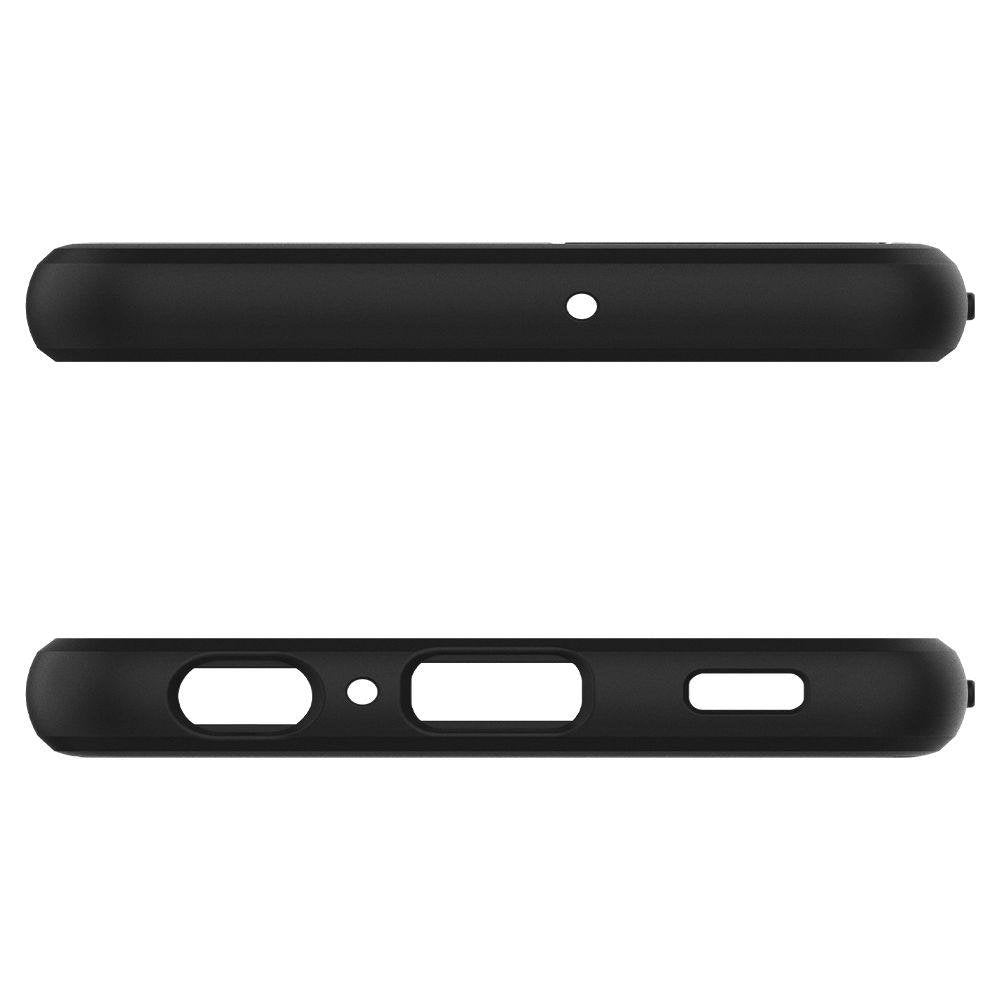 Противоударен Силиконов Калъф за Samsung A72, Spigen Rugged Armor Case, Черен (8)