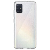 Противоударен Блестящ Калъф за Samsung A71, Spigen Liquid Crystal Glitter Quartz Case, Прозрачен (6)