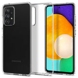 Противоударен Силиконов Калъф за Samsung A52, Spigen Liquid Crystal Case, Прозрачен