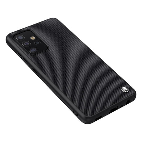 Калъф с Фибро Влакна за Samsung A72, Nillkin Textured Case, Черен (6)