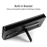 Фибро Калъф с Поставка за Samsung Z Fold 2, Carbon PC Case, Черен (4)
