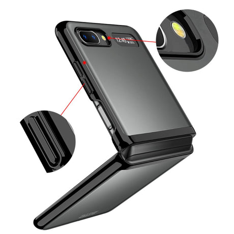 Поликарбонатен Калъф за Samsung Galaxy Z Flip, GKK PC Case, Черен (2)