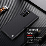Калъф с Фибро Влакна за Samsung Note 20 Ultra, Nillkin Textured Case, Черен (5)