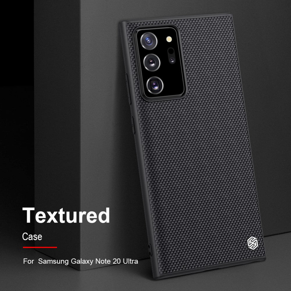 Калъф с Фибро Влакна за Samsung Note 20 Ultra, Nillkin Textured Case, Черен (3)