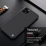 Калъф с Фибро Влакна за iPhone 11 Pro, Nillkin Textured Case, Черен (6)