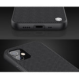 Калъф с Фибро Влакна за iPhone 12 Mini, Nillkin Textured Case, Черен (7)