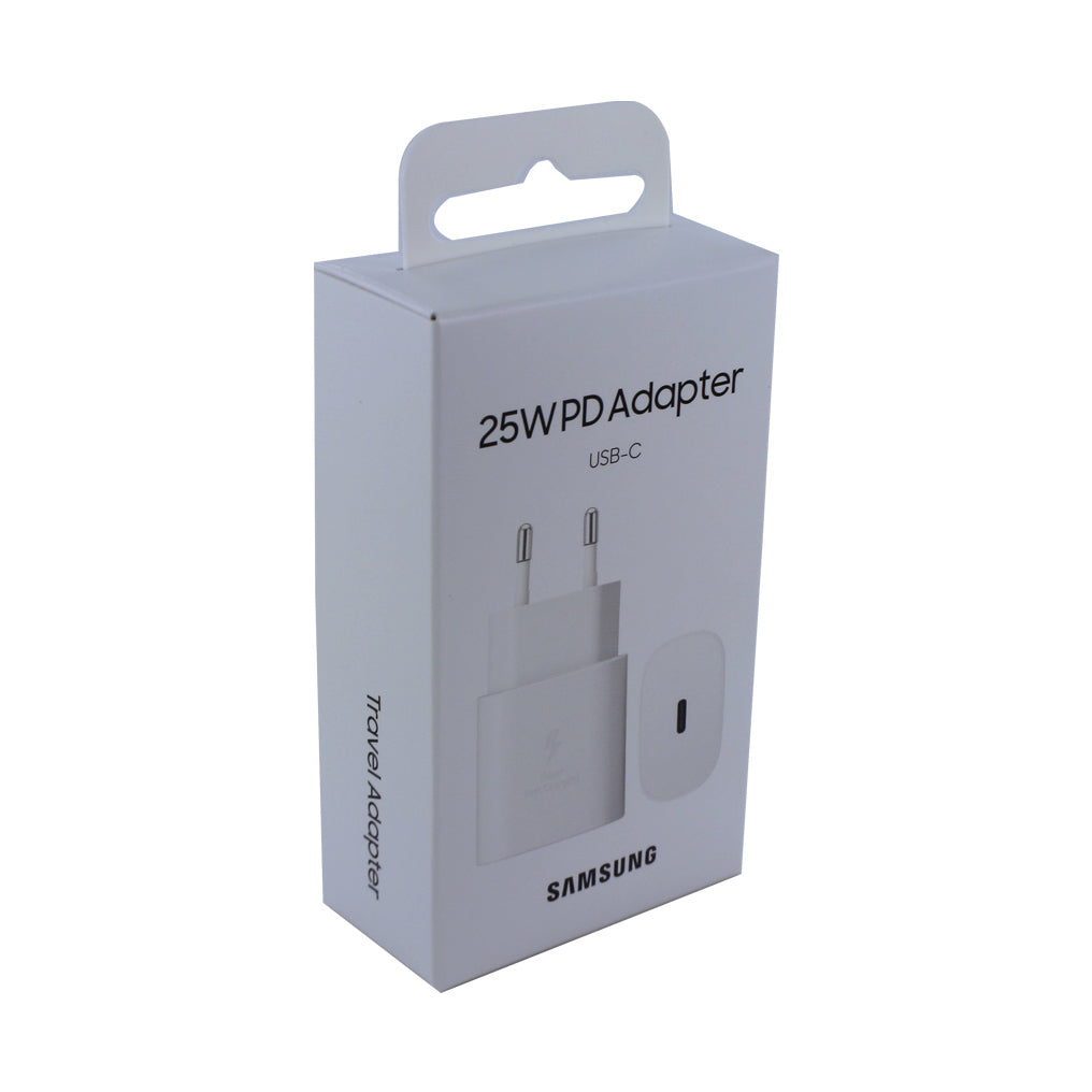 Оригинално Зарядно Samsung 25W 220v Super Fast Charger USB-C EP-TA800NWE, Бял
