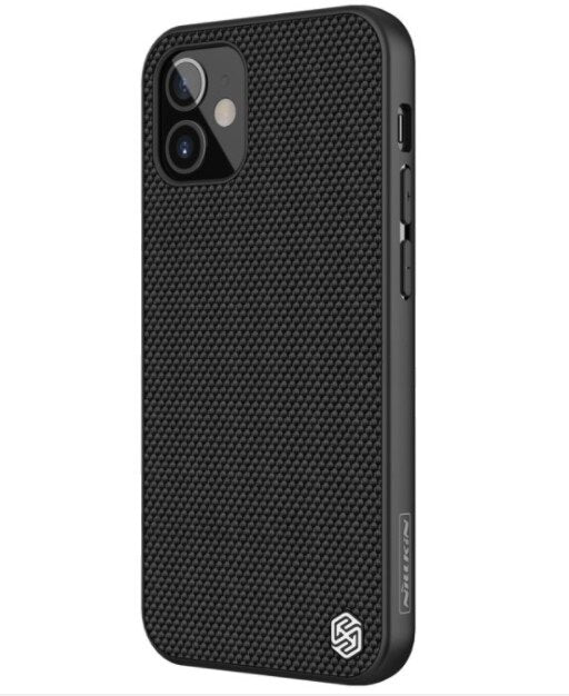 Калъф с Фибро Влакна за iPhone 12 Mini, Nillkin Textured Case, Черен