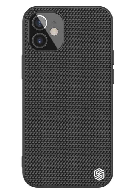 Калъф с Фибро Влакна за iPhone 12 Mini, Nillkin Textured Case, Черен (2)