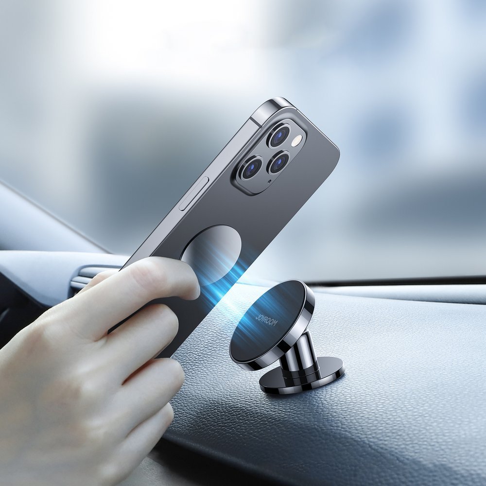 Магнитна Стойка за Кола, Joyroom Holder Dashboard, Черен (2)