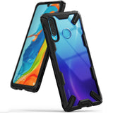 Противоударен Хибриден Калъф за Huawei P30 Lite, Ringke Fusion X Case, Черен