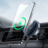 Безжично Зарядно-Стойка за Кола за iPhone, Joyroom Magsafe Charger 15w, Черен