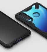 Противоударен Хибриден Калъф за Huawei P30 Lite, Ringke Fusion X Case, Черен (2)