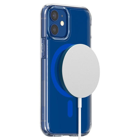 Magsafe Противоударен Калъф за iPhone 12 Mini, Spigen Ultra Hybrid Case, Син (4)