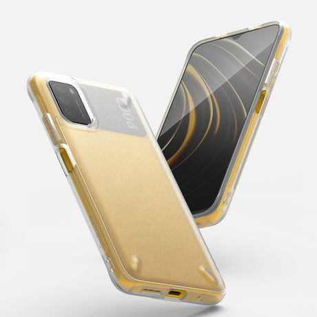 Противоударен Силиконов Калъф за Xiaomi Poco M3, Ringke Onyx Case, Прозрачен (2)