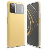 Противоударен Силиконов Калъф за Xiaomi Poco M3, Ringke Onyx Case, Прозрачен