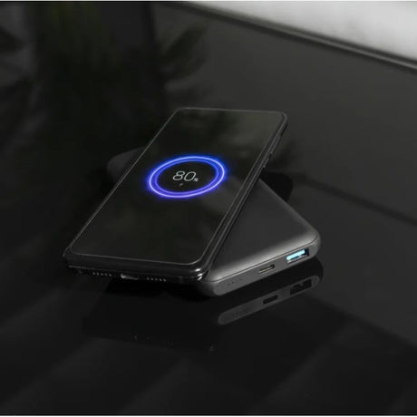 Външна Батерия с Безжично и Бързо Зареждане, 4Smarts Power Bank PD/QC3.0 10000 mAh, Черен (4)