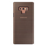Оригинален Активен Калъф за Samsung Note 9 Led View Cover Book Case Ef-Nn960pae, Кафяв (3)