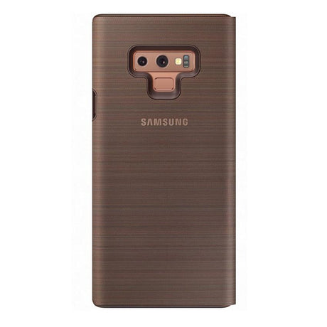 Оригинален Активен Калъф за Samsung Note 9 Led View Cover Book Case Ef-Nn960pae, Кафяв (3)