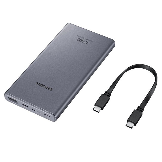 Външна Батерия с Бързо Зареждане, Samsung EB-P3300XJE 10000 mAh 25W, Сив (2)