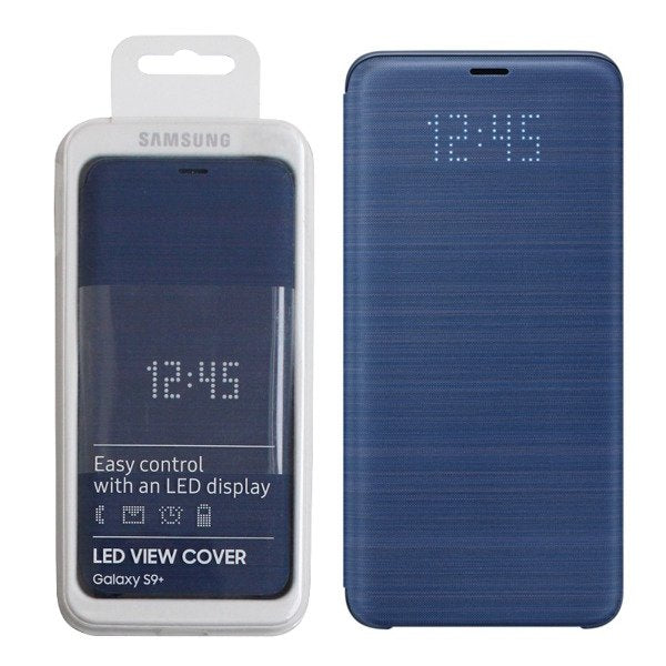 Оригинален Активен Калъф за Samsung S9 Plus Led View Cover Book Case Ef-Ng965ple, Син (4)