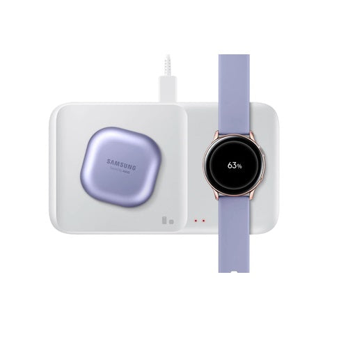 Безжично Зарядно за Samsung Wireless Charger Duo Pad EP-P4300BWE 9W, Бял