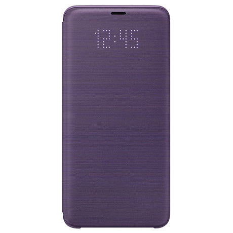 Оригинален Активен Калъф за Samsung S9 Plus Led View Cover Book Case Ef-Ng965pve, Лилав