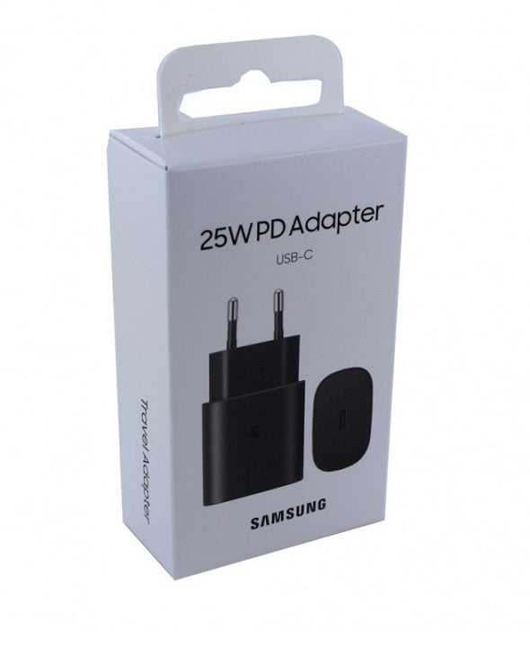 Оригинално Зарядно Samsung 25W 220v Super Fast Charger USB-C EP-TA800NBE, Черен